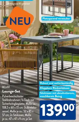 Aldi Süd BELAVI Lounge-Set Angebot