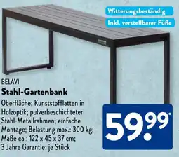 Aldi Süd BELAVI Stahl-Gartenbank Angebot