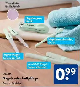 Aldi Süd LACURA Nagel- oder Fußpflege Angebot