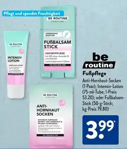 Aldi Süd be routine Fußpflege Angebot