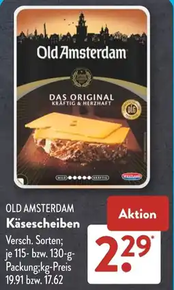 Aldi Süd OLD AMSTERDAM Käsescheiben Angebot