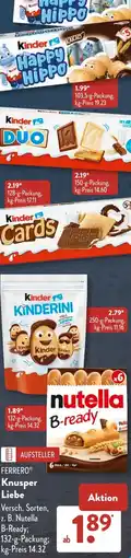 Aldi Süd FERRERO Knusper Liebe Angebot
