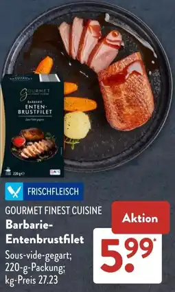Aldi Süd GOURMET FINEST CUISINE Barbarie- Entenbrustfilet Angebot
