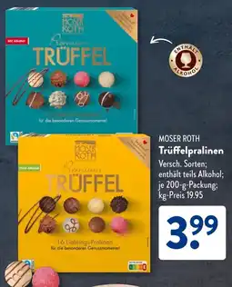 Aldi Süd MOSER ROTH Trüffelpralinen Angebot