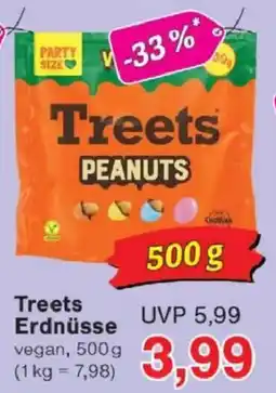 Jawoll Treets Erdnüsse vegan Angebot