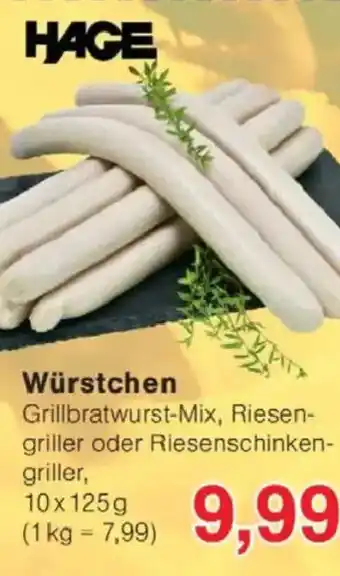 Jawoll HAGE Würstchen Angebot