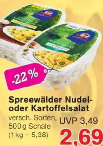 Jawoll Spreewälder Nudel- oder Kartoffelsalat Angebot