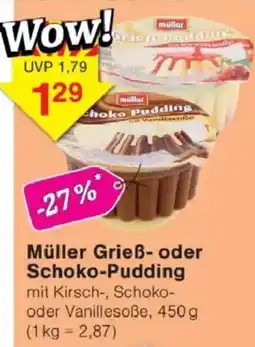 Jawoll Müller Grieß- oder Schoko-Pudding Angebot