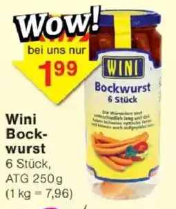 Jawoll Wini Bockwurst Angebot