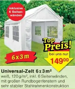 Jawoll Universal-Zelt 6x3m² Angebot
