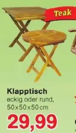 Jawoll Klapptisch eckig oder rund Angebot
