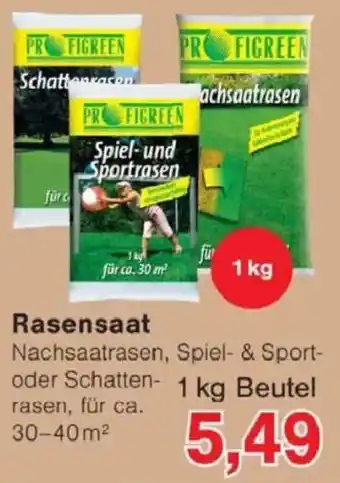 Jawoll PROFIGREEN Rasensaat Angebot