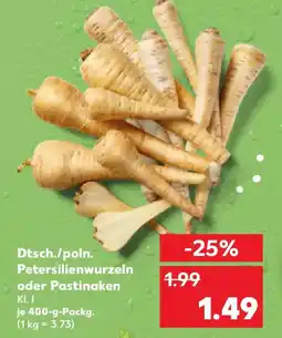Kaufland Dtsch./poln. Petersilienwurzeln oder Pastinaken Angebot