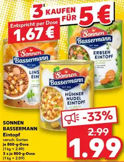 Kaufland SONNEN BASSERMANN Eintopf Angebot
