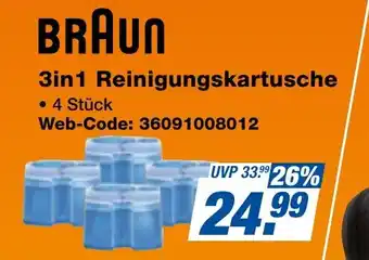 expert Techno Land BRAUN 3in1 Reinigungskartusche Angebot