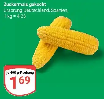 Globus Zuckermais gekocht Angebot