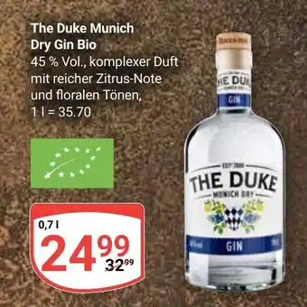 Globus The Duke Munich Dry Gin Bio Angebot