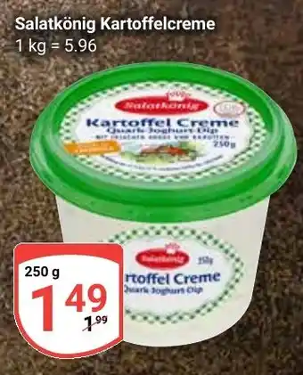 Globus Salatkönig Kartoffelcreme Angebot
