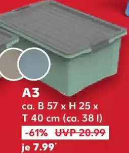 Kaufland ROTHO Stapelbox COMPACT A3 Angebot