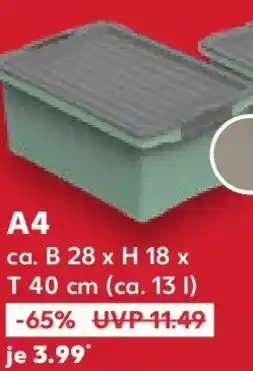 Kaufland ROTHO Stapelbox COMPACT A4 Angebot