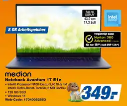 expert Techno Land medion Notebook Avantum 17 E1e Angebot