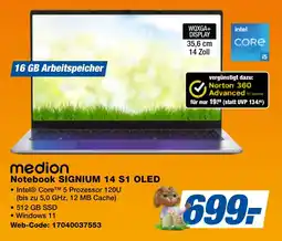 expert Techno Land medion Notebook SIGNIUM 14 S1 OLED Angebot