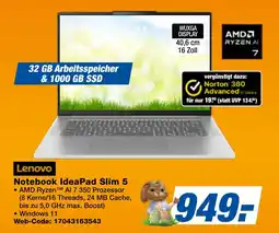expert Techno Land Lenovo Notebook IdeaPad Slim 5 Angebot