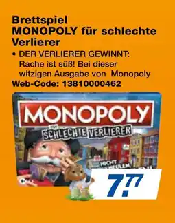 expert Techno Land Brettspiel MONOPOLY für schlechte Verlierer Angebot