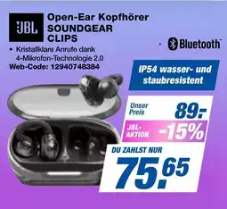 expert Techno Land JBL Open-Ear Kopfhörer SOUNDGEAR CLIPS Angebot