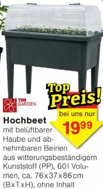 Wiglo Wunderland TIM GARDEN Hochbeet Angebot