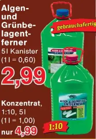 Wiglo Wunderland Algen- und Grünbelagentferner Angebot