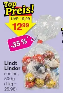 Wiglo Wunderland Lindt Lindor Angebot