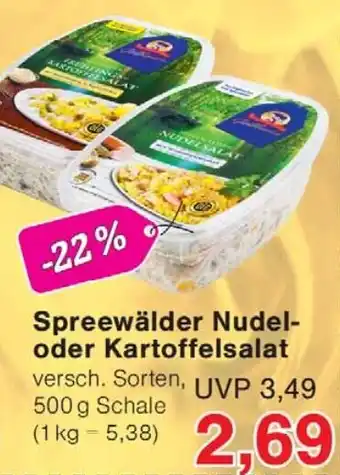 Wiglo Wunderland Spreewälder Nudel- oder Kartoffelsalat Angebot