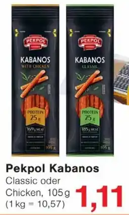 Wiglo Wunderland Pekpol Kabanos Classic oder Chicken Angebot