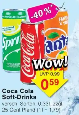 Wiglo Wunderland Coca Cola Soft-Drinks Angebot