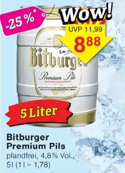 Wiglo Wunderland Bitburger Premium Pils Angebot