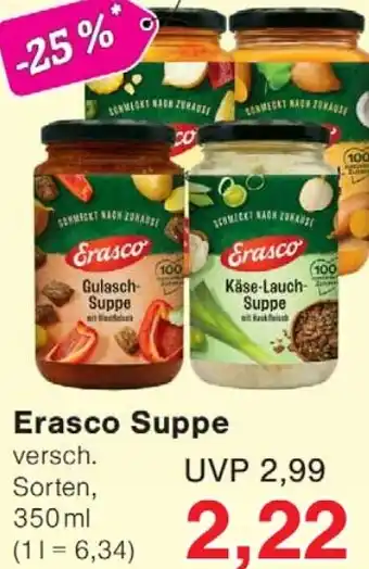 Wiglo Wunderland Erasco Suppe Angebot