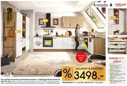Zurbrüggen Der perfekte Raum für gemeinsames Kochen - Großzügige Küche Venda VE 405/VE 220 Angebot