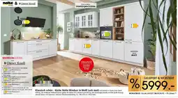 Zurbrüggen Klassisch schön - Küche Nolte Windsor in Weiß Lack matt Angebot