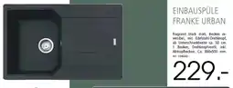 Zurbrüggen Einbauspüle franke urban Angebot