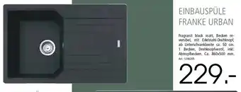 Einbauspüle franke urban