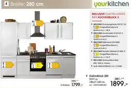 Zurbrüggen Küchenblock 280 Angebot