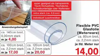 Wiglo Wunderland Flexible PVC Glasfolie (Meterware) Angebot