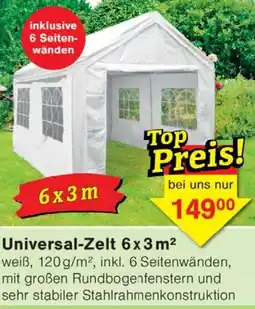 Wiglo Wunderland Universal-Zelt 6x3 m² Angebot