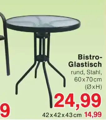 Wiglo Wunderland Bistro Glastisch Angebot