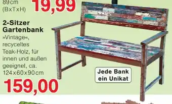 Wiglo Wunderland 2-Sitzer Gartenbank Angebot
