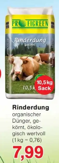 Wiglo Wunderland Rinderdung Angebot