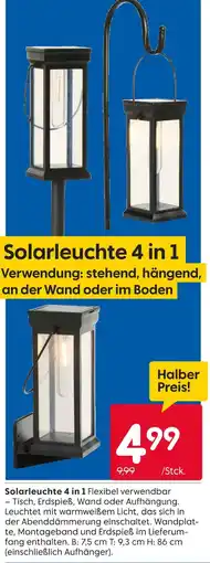 Rusta Solarleuchte 4 in 1 Angebot