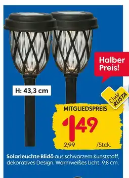 Rusta Solarleuchte blidö Angebot