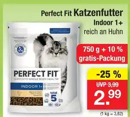 Zimmermann Perfect fit katzenfutter indoor 1+ reich an huhn Angebot